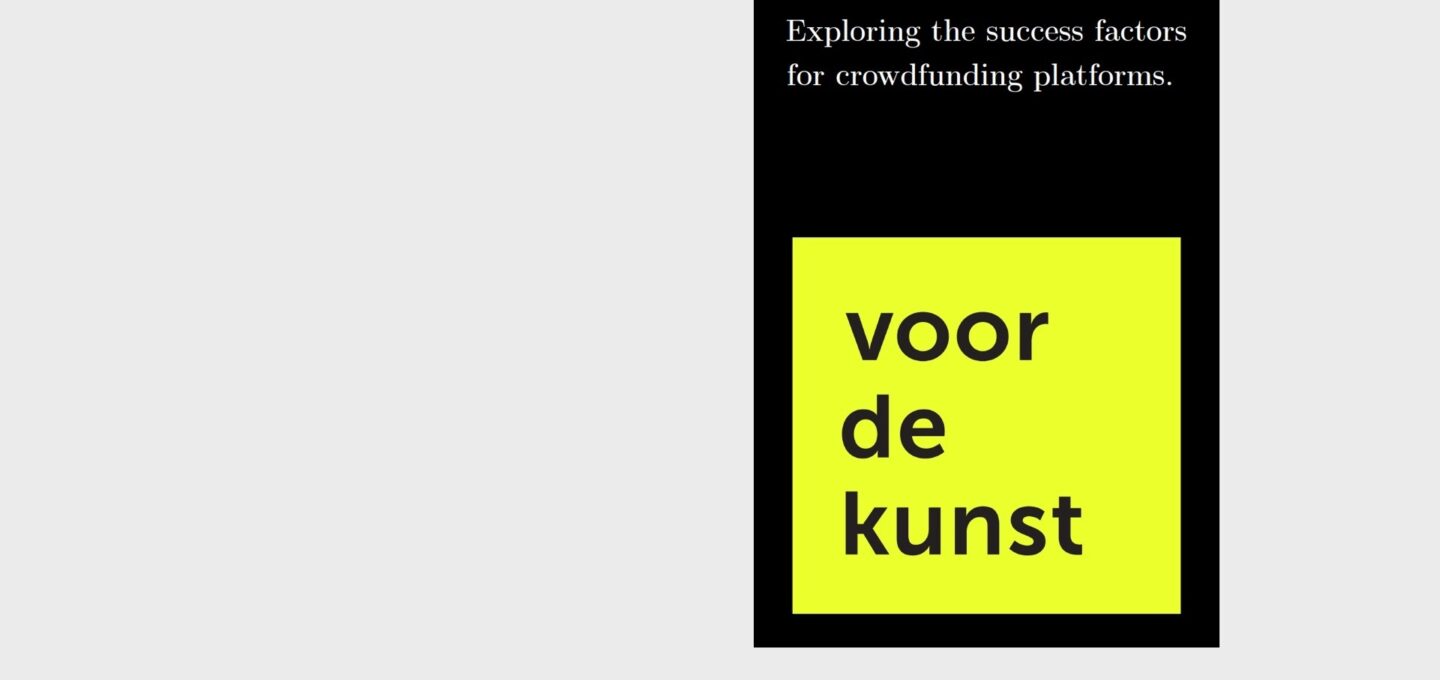 Use case Stichting voordekunst